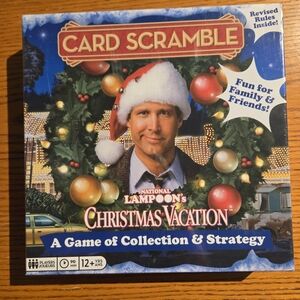 National Lampoon's Christmas Vacation Card Scramble Game Brand New